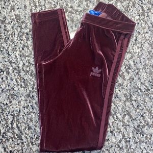 Velour Adidas Leggings